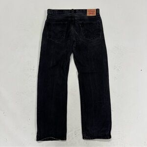 Levis 505 Faded Black Jeans
